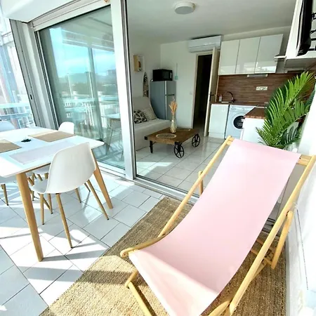 T2 Label Plage Piscine Proche Mer Parking Palavas Exterior photo
